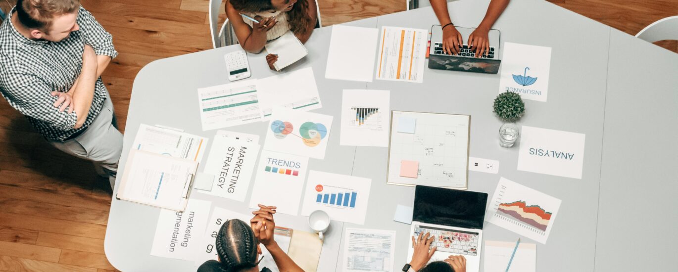 Chartered Accountant advising a small business owner on financial planning
